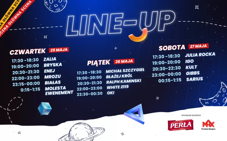  Szczegółowy line-up Kortowiady!